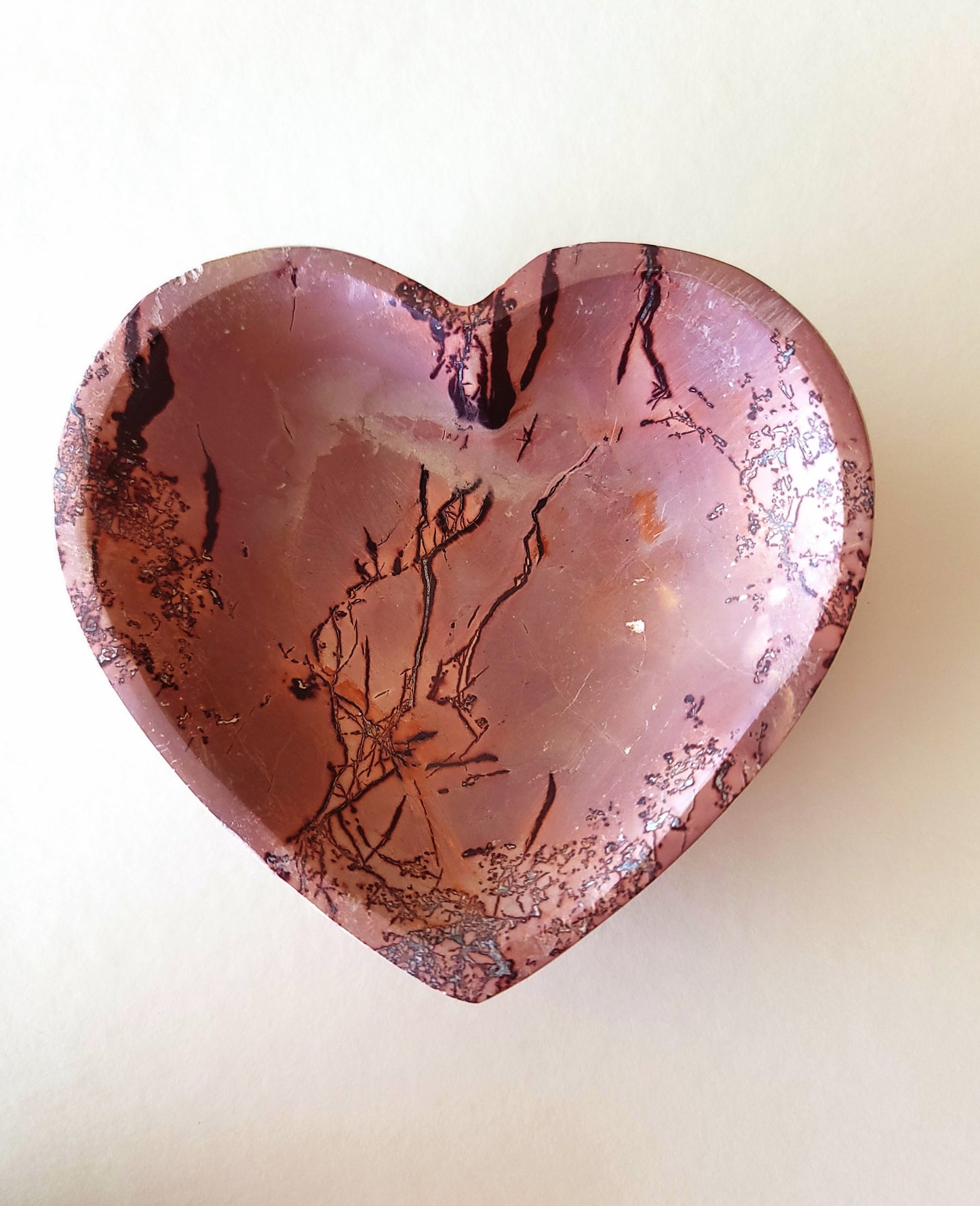 4.25" Mookaite Heart Bowl